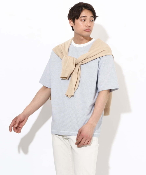 a.v.v（アーヴェヴェ）の「【ドライタッチ】シアーカーディガン（カーディガン/ボレロ・メンズ・チャコールグレー/ベージュ・48/46）」の16枚目の写真