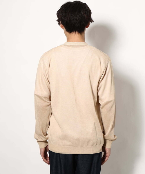 a.v.v（アーヴェヴェ）の「【ドライタッチ】シアーカーディガン（カーディガン/ボレロ・メンズ・チャコールグレー/ベージュ・48/46）」の19枚目の写真