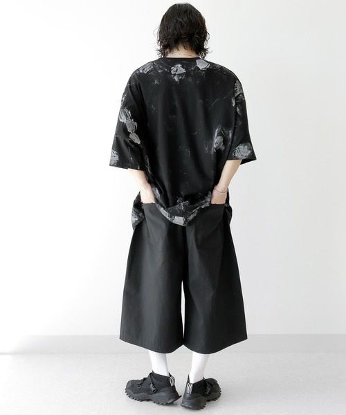 minsobi(ミンソビ)の「ペイントオーバーサイズTシャツ(Tシャツ/カットソー・メンズ・ホワイト/ブラック・FREE)」の16枚目の写真