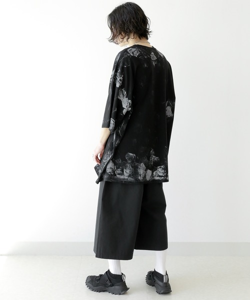 minsobi(ミンソビ)の「ペイントオーバーサイズTシャツ(Tシャツ/カットソー・メンズ・ホワイト/ブラック・FREE)」の17枚目の写真