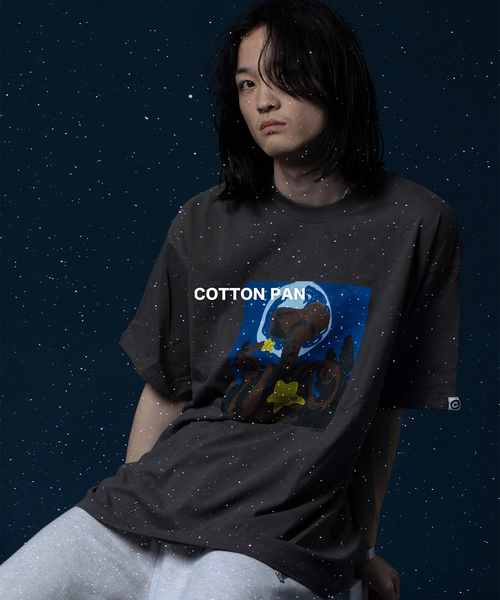 cotton pan（コットンパン）の「COTTON PAN 別注 JW E.T.（Tシャツ/カットソー・メンズ・パープル/グレー/チャコールグレー・LARGE/MEDIUM）」の2枚目の写真