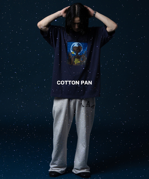 cotton pan（コットンパン）の「COTTON PAN 別注 JW E.T.（Tシャツ/カットソー・メンズ・パープル/グレー/チャコールグレー・LARGE/MEDIUM）」の6枚目の写真