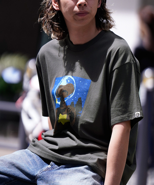 cotton pan（コットンパン）の「COTTON PAN 別注 JW E.T.（Tシャツ/カットソー・メンズ・パープル/グレー/チャコールグレー・LARGE/MEDIUM）」の11枚目の写真