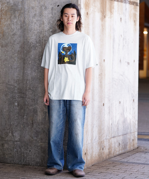 cotton pan（コットンパン）の「COTTON PAN 別注 JW E.T.（Tシャツ/カットソー・メンズ・パープル/グレー/チャコールグレー・LARGE/MEDIUM）」の12枚目の写真