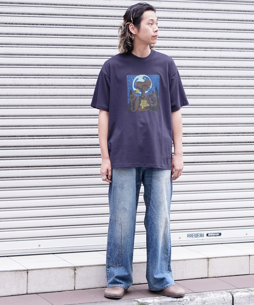 cotton pan（コットンパン）の「COTTON PAN 別注 JW E.T.（Tシャツ/カットソー・メンズ・パープル/グレー/チャコールグレー・LARGE/MEDIUM）」の14枚目の写真