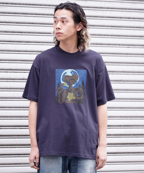 cotton pan（コットンパン）の「COTTON PAN 別注 JW E.T.（Tシャツ/カットソー・メンズ・パープル/グレー/チャコールグレー・LARGE/MEDIUM）」の15枚目の写真