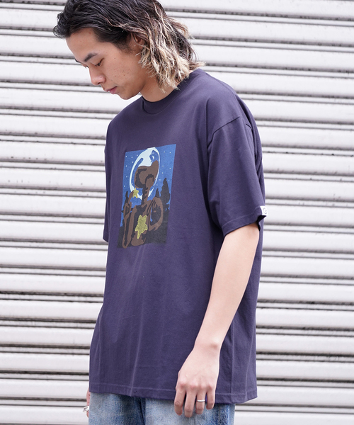 cotton pan（コットンパン）の「COTTON PAN 別注 JW E.T.（Tシャツ/カットソー・メンズ・パープル/グレー/チャコールグレー・LARGE/MEDIUM）」の16枚目の写真