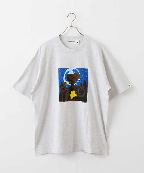cotton pan（コットンパン）の「COTTON PAN 別注 JW E.T.（Tシャツ/カットソー・メンズ・パープル/グレー/チャコールグレー・LARGE/MEDIUM）」の18枚目の写真