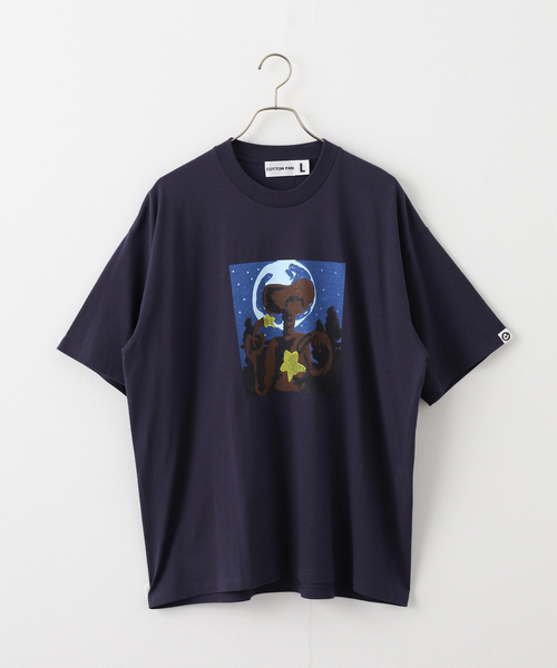 cotton pan（コットンパン）の「COTTON PAN 別注 JW E.T.（Tシャツ/カットソー・メンズ・パープル/グレー/チャコールグレー・LARGE/MEDIUM）」の19枚目の写真