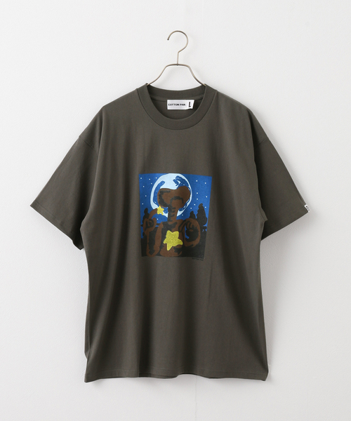 cotton pan（コットンパン）の「COTTON PAN 別注 JW E.T.（Tシャツ/カットソー・メンズ・パープル/グレー/チャコールグレー・LARGE/MEDIUM）」の20枚目の写真