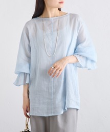 PUAL CE CIN | ラミー袖フレアブラウス(シャツ/ブラウス)