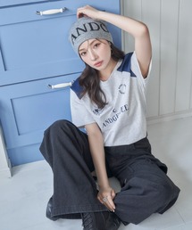 未着用!ANDGEEBEE アンジービー ユニセックス ロゴファーロンT グレー ANDGEEBEE(アンジービー)の「UNISEX ユニフォームロゴTシャツ