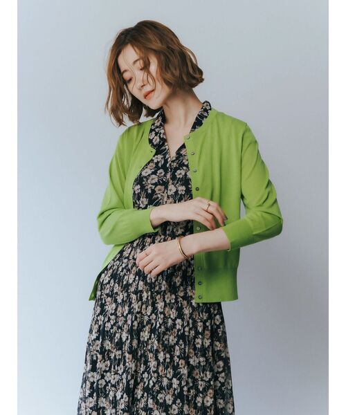 YECCA VECCA(イェッカヴェッカ)の「【UVカット】マシンウォッシャブルカーディガン(カーディガン/ボレロ・レディース・オフホワイト/その他7/ブラック/レッド/ブラウン/グリーン・FREE)」の10枚目の写真