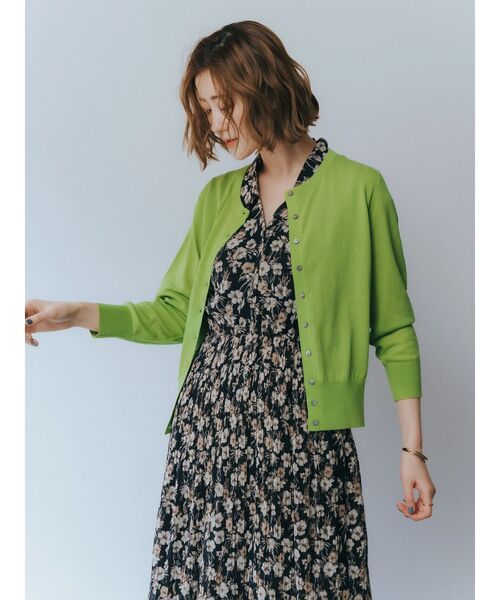 YECCA VECCA(イェッカヴェッカ)の「【UVカット】マシンウォッシャブルカーディガン(カーディガン/ボレロ・レディース・オフホワイト/その他7/ブラック/レッド/ブラウン/グリーン・FREE)」の9枚目の写真