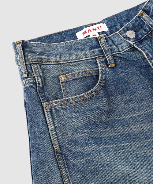 MASU（エムエーエスユー）の「"MASU BOYS" BAGGY JEANS（デニムパンツ・メンズ・ブラック×ピンク/インディゴブルー/ブラック・44/46）」の5枚目の写真