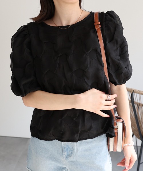 セール】立体 ぽこぽこ半袖トップス（その他トップス 