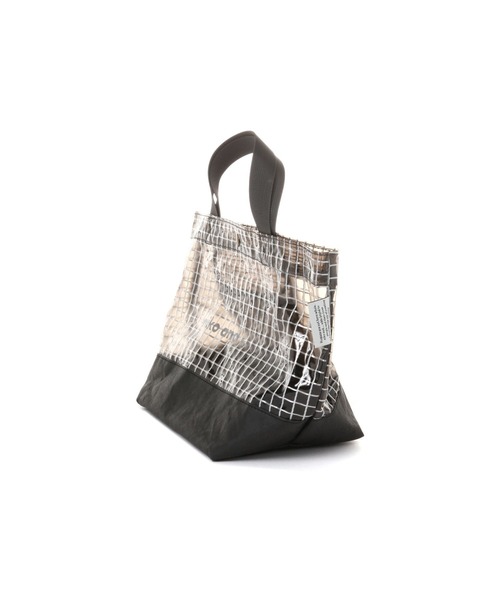 niko and...（ニコアンド）の「オリジナルニコロゴクリアバッグ　Ｍサイズ（ハンドバッグ・レディース・ブラック/ホワイト・0）」の5枚目の写真