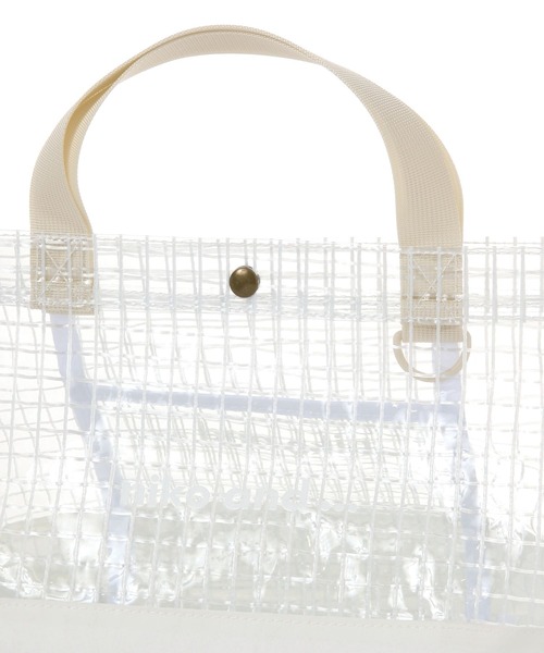 niko and...（ニコアンド）の「オリジナルニコロゴクリアバッグ　Ｍサイズ（ハンドバッグ・レディース・ブラック/ホワイト・0）」の11枚目の写真