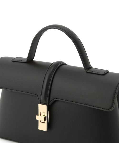 VIS（ビス）の「【新色追加】ひねり金具ワンハンドルミニショルダーバッグ（ショルダーバッグ・レディース・その他/ブラック系その他/ダークブラウン/モスグリーン/グレー系その他/ベージュ/ベージュ系その他2・FREE）」の16枚目の写真