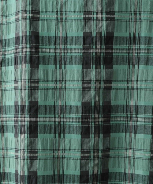 LEPSIM(レプシィム)の「チェックキャミワンピース 129307(ワンピース・レディース・ホワイト×ブラック/グリーン・FREE)」の5枚目の写真