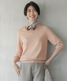 【ご好評につき新色追加!・WEB限定カラーあり・洗える】PRINCE Vネック ニット