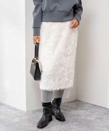 NOLLEY’S Sophi | フリンジカットジャガードタイトスカート(スカート)