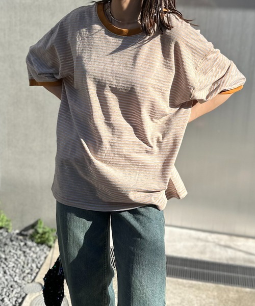 Tシャツ・カットソー ILLIGO Starling Overfit T-Shirt 5BMR0222 MUSINSA | ILLIGO Starling Overfit T-Shirt White Red