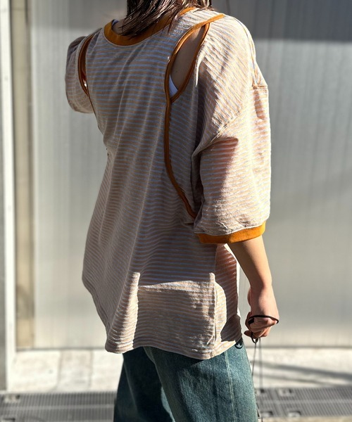 【関税込み】CAMPERLAB ベージュ カットアウト Tシャツ 楽天市場】アウトドアTシャツ / 公式 CUBE SUGAR 天竺