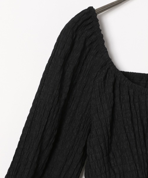 Heather（ヘザー）の「パフスリーブZIPブラウス　140687（シャツ/ブラウス・レディース・オフホワイト/ブラック/イエロー・FREE）」の10枚目の写真