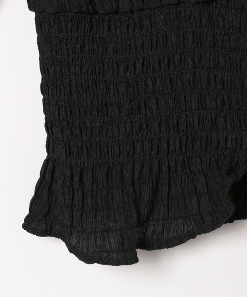 Heather（ヘザー）の「パフスリーブZIPブラウス　140687（シャツ/ブラウス・レディース・オフホワイト/ブラック/イエロー・FREE）」の8枚目の写真