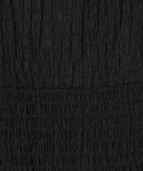 Heather（ヘザー）の「パフスリーブZIPブラウス　140687（シャツ/ブラウス・レディース・オフホワイト/ブラック/イエロー・FREE）」の5枚目の写真