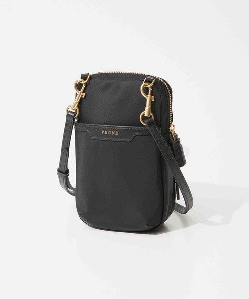 ANYA HINDMARCH（アニヤハインドマーチ）の「ANYA HINDMARCH Recycled Nylon in Black アニヤハインドマーチ アイズ エッセンシャルズ クロスボディ ショルダーバッグ（ショルダーバッグ・レディース・ブラック・FREE）」の3枚目の写真