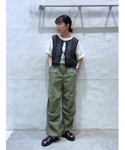 niko and...（ニコアンド）の「2WAY幾何学レースリボンブラウス（シャツ/ブラウス・レディース・アイボリー/ブラック・FREE）」の22枚目の写真