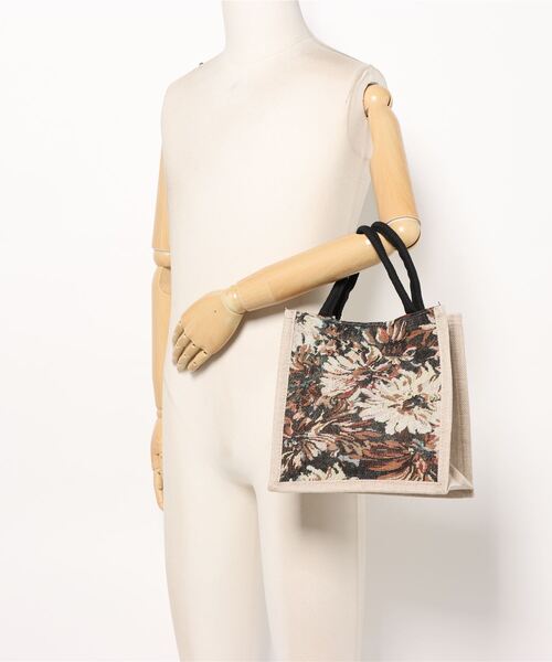 TONE SELECT GOODS(トーンセレクトグッズ)の「Liaa/パール 花柄 レトロ トートバッグ サブバッグ A18397(トートバッグ・レディース・グリーン/ブルー/ブラック・FREE)」の17枚目の写真