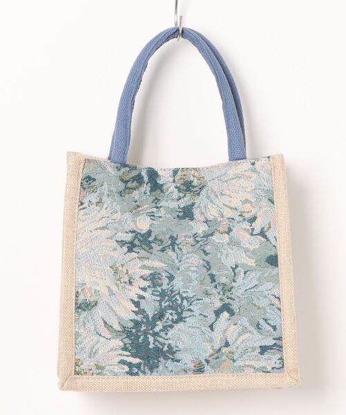 TONE SELECT GOODS(トーンセレクトグッズ)の「Liaa/パール 花柄 レトロ トートバッグ サブバッグ A18397(トートバッグ・レディース・グリーン/ブルー/ブラック・FREE)」の11枚目の写真