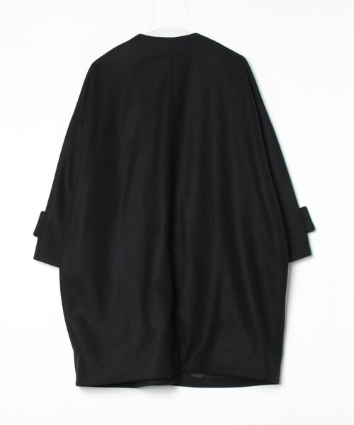 Mackintosh（マッキントッシュ）の「HUMBIE NO COLLAR COCOON MB（ノーカラージャケット・レディース・ブラック・8/6/4）」の2枚目の写真