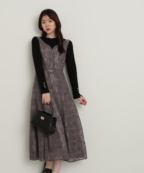 PROPORTION BODY DRESSING（プロポーションボディドレッシング）の「釦付きボトルネックリブニット / 1214270904（ニット/セーター・レディース・ブラック/ホワイト/ベージュ/レッド・SMALL/MEDIUM）」の7枚目の写真