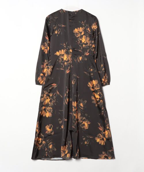 【美品】BANANA REPUBLIC 総柄フレアワンピース BANANA REPUBLIC FACTORY STORE（バナナリパブリック