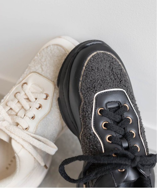 【セール】ボリュームソールボアスニーカー（スニーカー）｜RANDA（ランダ）