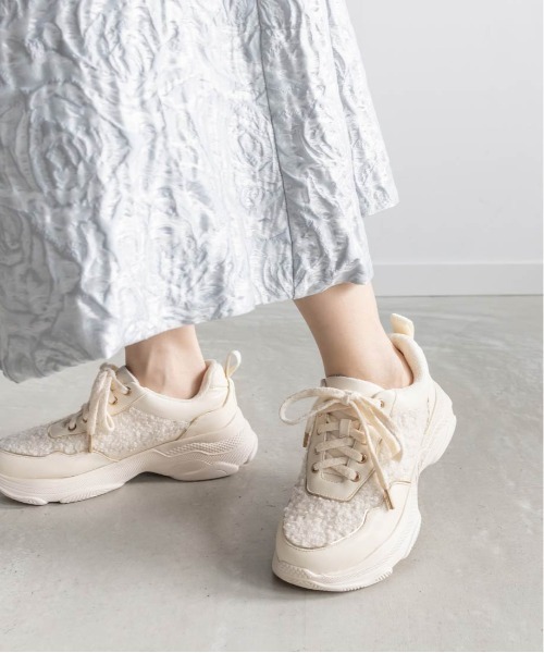 【セール】ボリュームソールボアスニーカー（スニーカー）｜RANDA（ランダ）