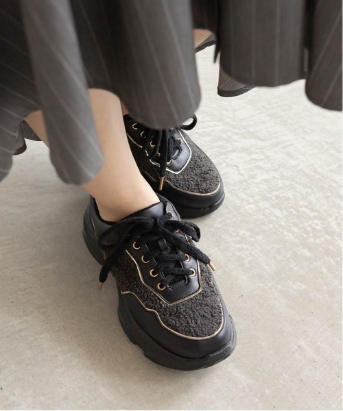 【セール】ボリュームソールボアスニーカー（スニーカー）｜RANDA（ランダ）