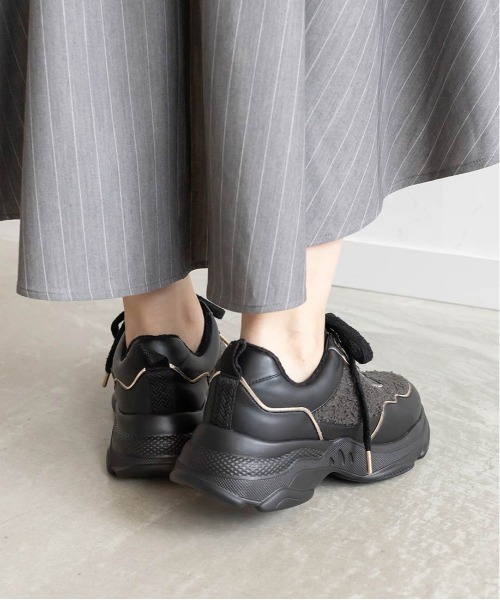 【セール】ボリュームソールボアスニーカー（スニーカー）｜RANDA（ランダ）