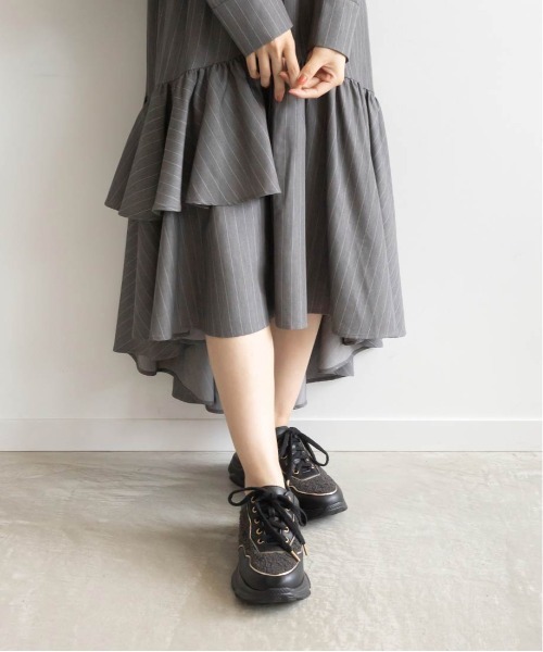 【セール】ボリュームソールボアスニーカー（スニーカー）｜RANDA（ランダ）