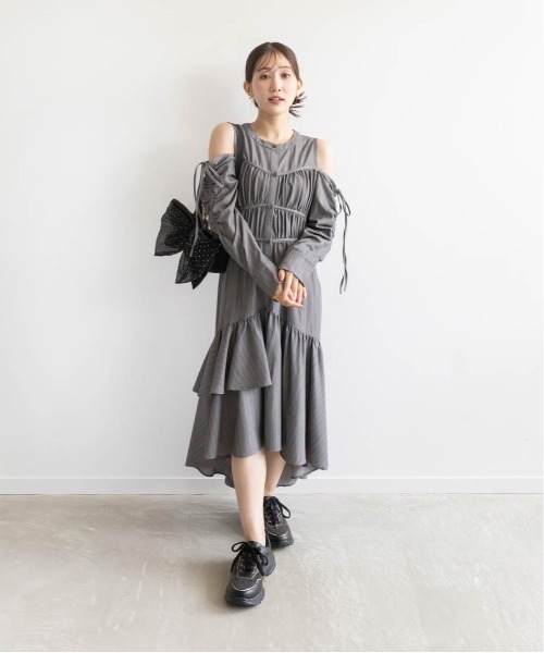 【セール】ボリュームソールボアスニーカー（スニーカー）｜RANDA（ランダ）