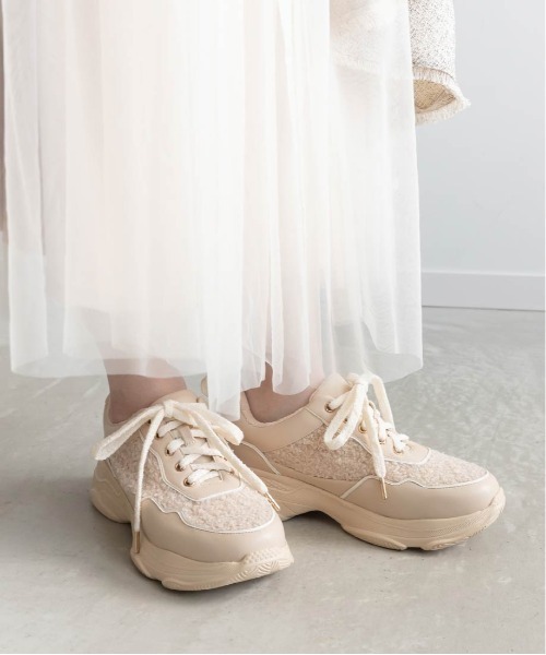 【セール】ボリュームソールボアスニーカー（スニーカー）｜RANDA（ランダ）