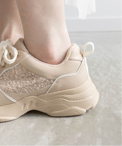 【セール】ボリュームソールボアスニーカー（スニーカー）｜RANDA（ランダ）