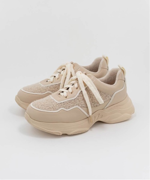 【セール】ボリュームソールボアスニーカー（スニーカー）｜RANDA（ランダ）