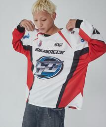 WEGO/レーシングロゴメッシュロンT