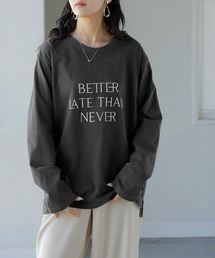 大人ロゴ刺繍Tシャツ