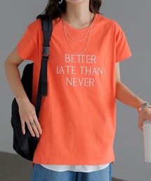 大人ロゴ刺繍Tシャツ